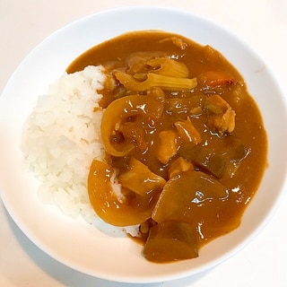 たっぷり夏野菜☆茄子とセロリのチキンカレー